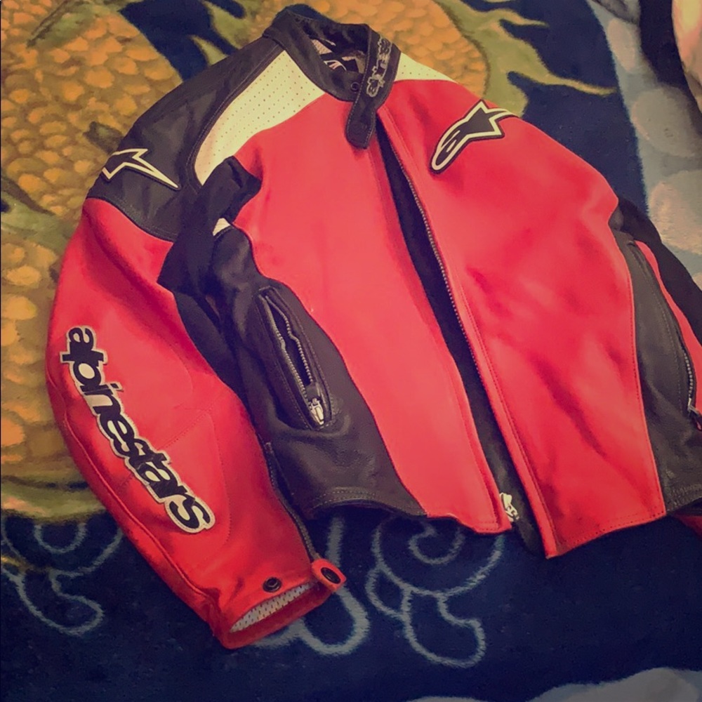 Alpinestars authentic leather biker jacket